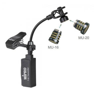 Mipro, St-32 Set, Paq. De Mic. Inal. Para Inst. De Viento